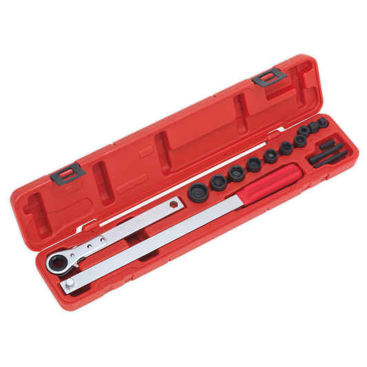 Sealey Ratchet Action Auxiliary Belt Tension Tool Kit 3/8" Square Drive VS784