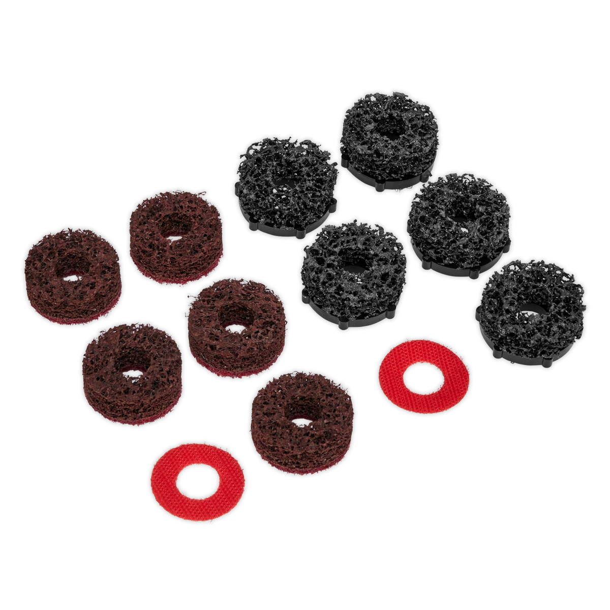 Sealey Stud Hub Cleaner Pads For VS8002 Tool - Pack of 12 Pieces VS8002A