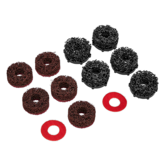 Sealey Stud Hub Cleaner Pads For VS8002 Tool - Pack of 12 Pieces VS8002A