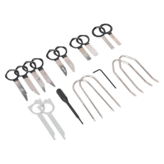 Sealey Radio Release Tool Set 20 Pieces For Audi Becker New Blaupunkt VS8041