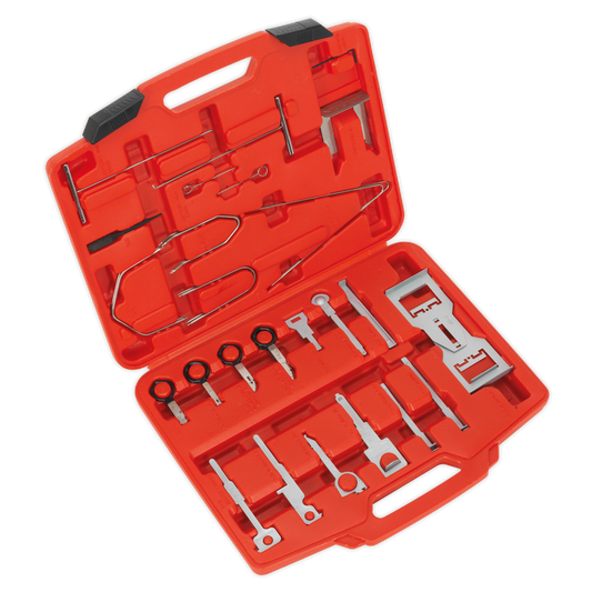 Sealey Radio Release Tool Kit 46 Pieces For Audi Becker Blaupunkt BMW VS8047