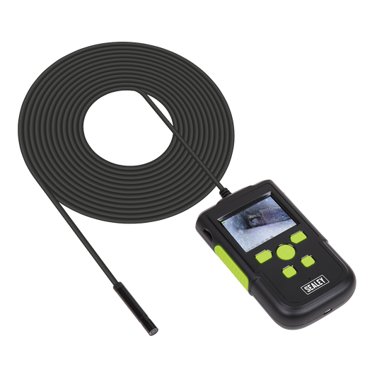 Sealey Ø8mm Camera Video Borescope With 60mm Colour LCD Screen 10m Cable VS8112