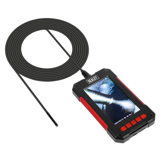 Sealey Tablet Video Borescope Ø3.9mm 2m LCD Inspection Endoscope Camera VS8114
