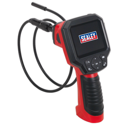 Sealey Video Borescope Ø9mm Camera Digital Zoom Control and Rotate/Flip VS8230