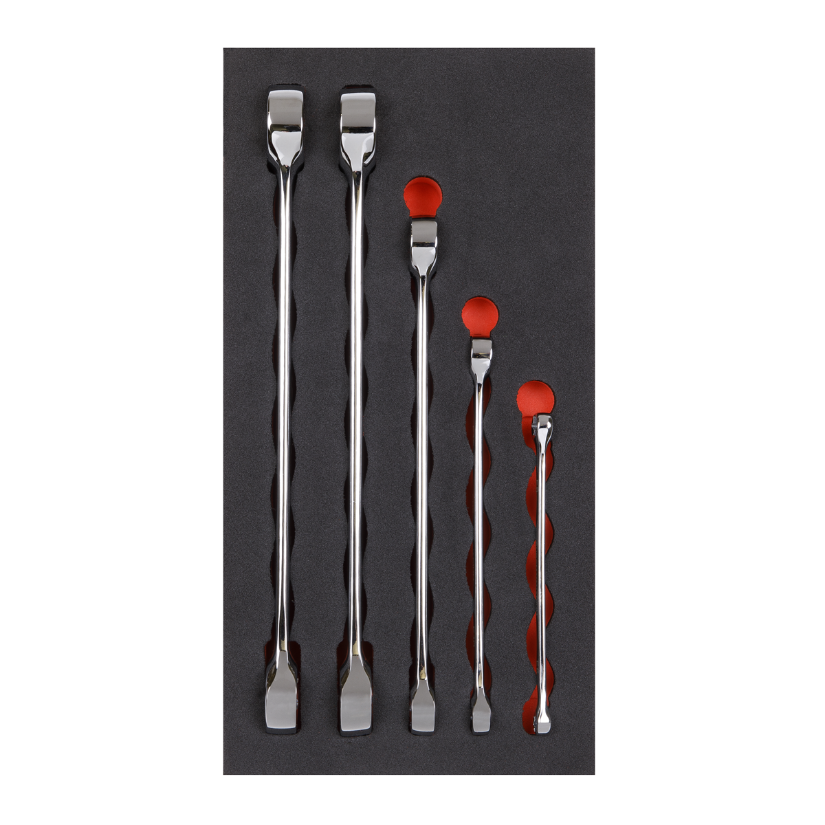 Sealey TRX-Star Double End Spanner Set 5 Pcs 10 Sizes Hardened Tempered AK5481
