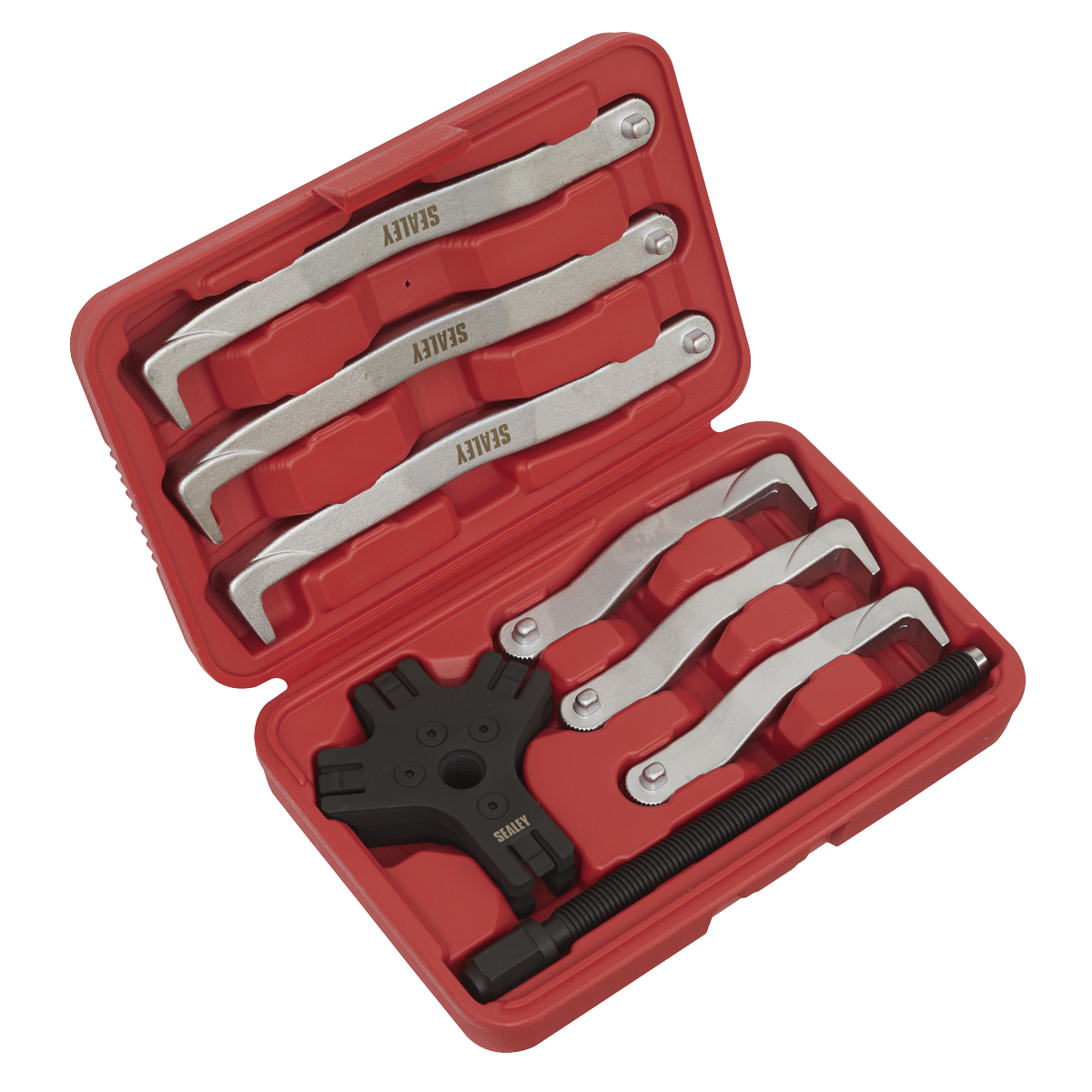 Sealey Fast Action Twin-Triple Leg Reversible Puller Set 8pc 150 & 220mm VS83