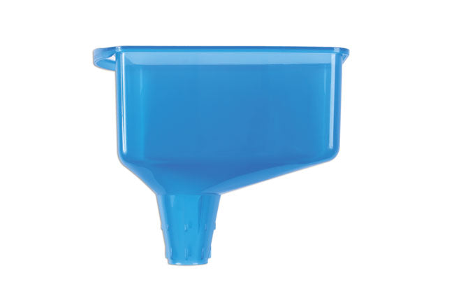 LASER 6999 Rectangular Oil Funnel With Tapered Spout and Side Handle Grip