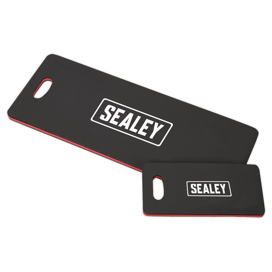 Sealey Mechanics Floor Mat Set EVA Oil & Water-Resistant - 28mm Black VS8571