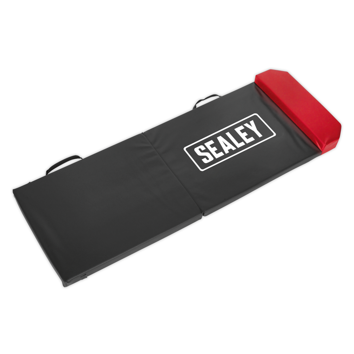 Sealey Foldable Mechanics Mat With Headrest & Hook-and-Loop Straps VS860