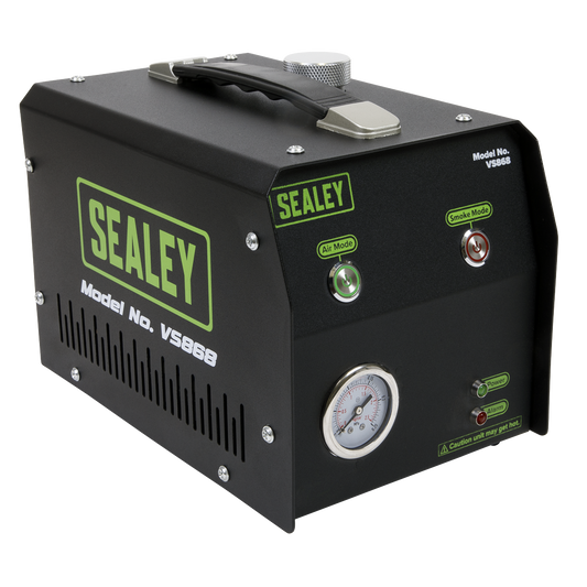 Sealey Smoke Diagnostic Tool Leak Detector Simple-To-Use Gauge Display VS868