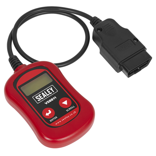 Sealey OBDII/EOBD Code Reader Can Enabled Diagnostic Tool Diesel & Petrol S8811
