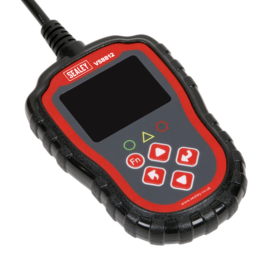 Sealey EOBD Code Reader Live Data Tests Vehicle Charging Cranking Systems VS8812