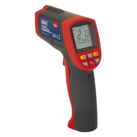 Sealey Infrared Laser Pointer Digital Thermometer 12:1 -50°C To +700°C VS907