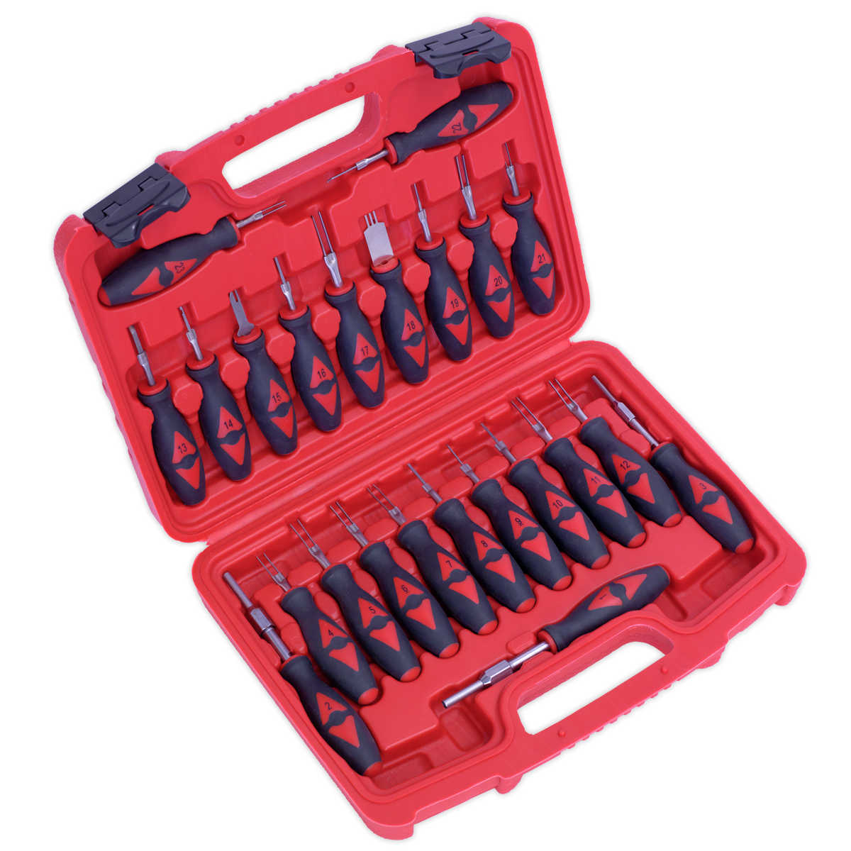 Sealey Terminal Tool Kit Soft Grip Handles With Number Identification VS9203