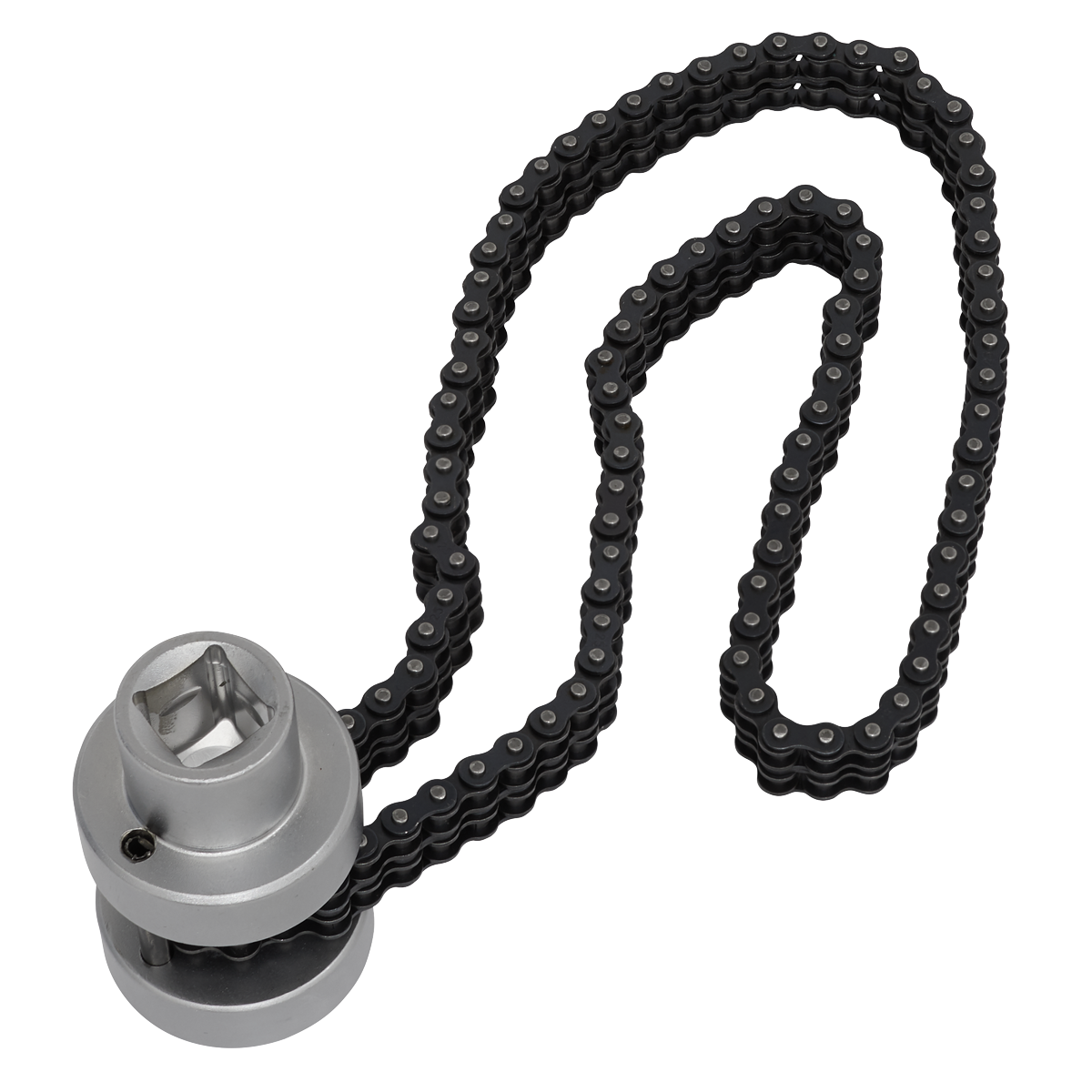 Sealey Ø60-115mm 1/2" Square Drive Oil Filter Chain Wrench Heavy Duty VS937