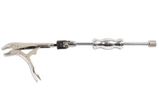 LASER 7005 Locking Pliers Slide Hammer Set 370mm Chrome Molybdenum Detachable