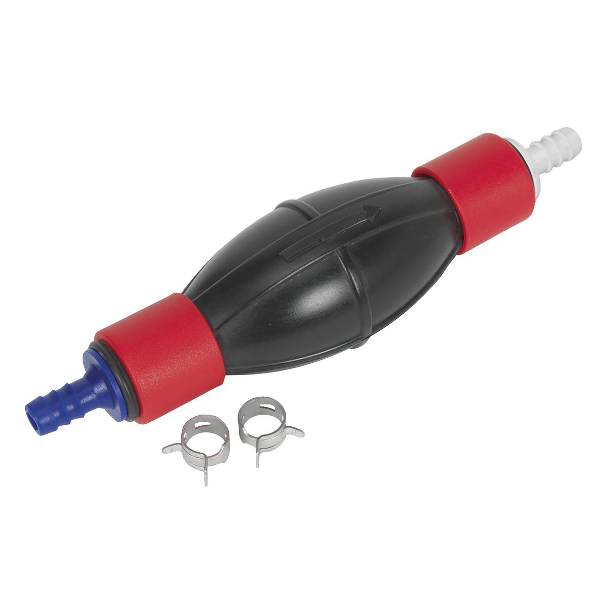 Sealey Diesel & Petrol Fuel Pump Priming Tool With 2 Fuel Pipe Clips VSE055