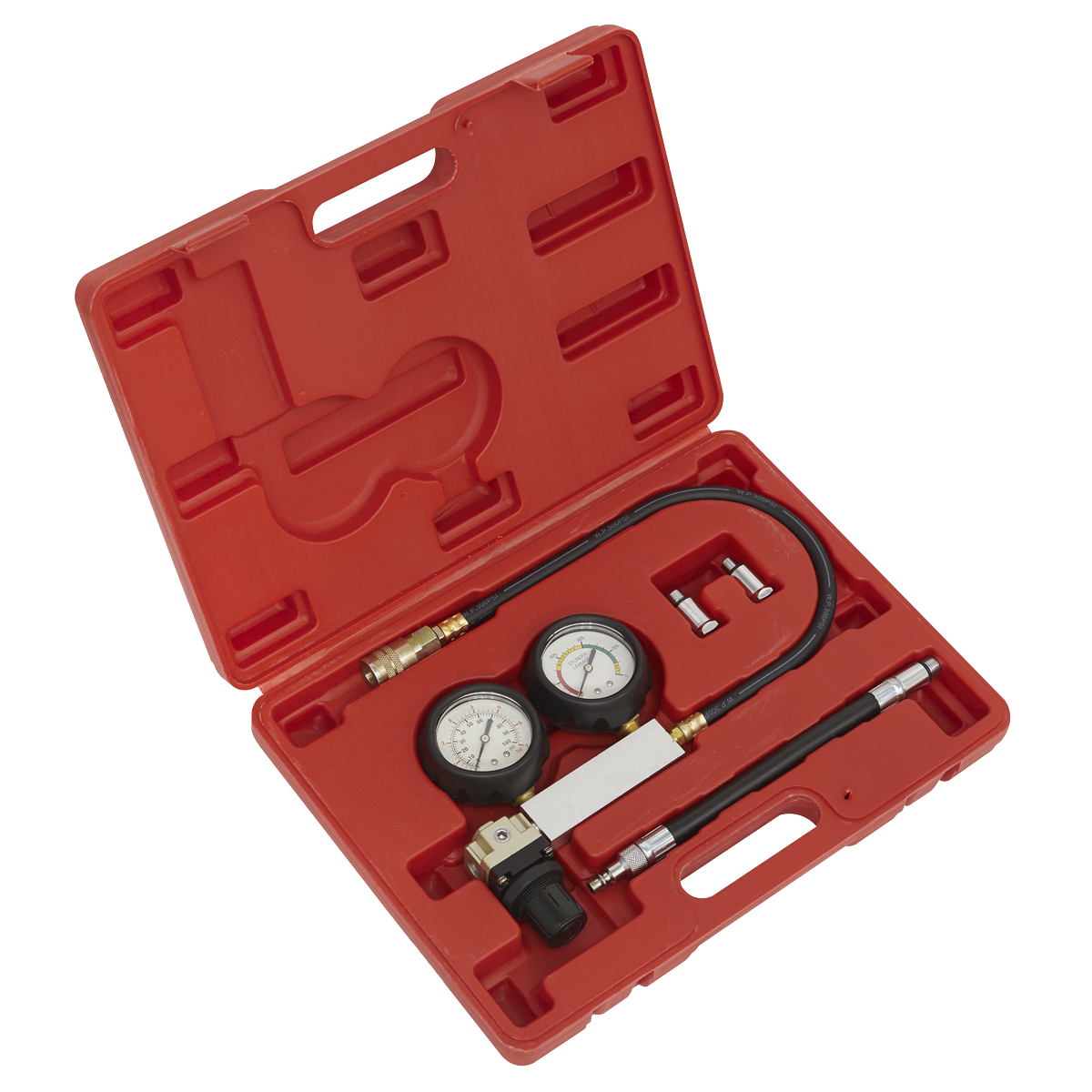Sealey Petrol Engine Cylinder Leakage Tester - 2-Gauge With Storage Case VSE2020