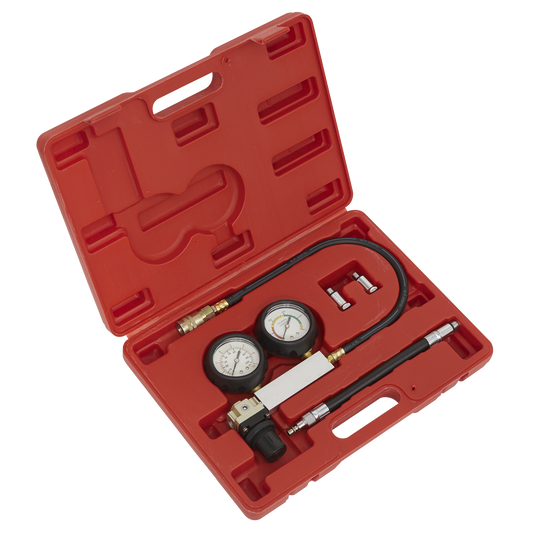 Sealey Petrol Engine Cylinder Leakage Tester - 2-Gauge With Storage Case VSE2020