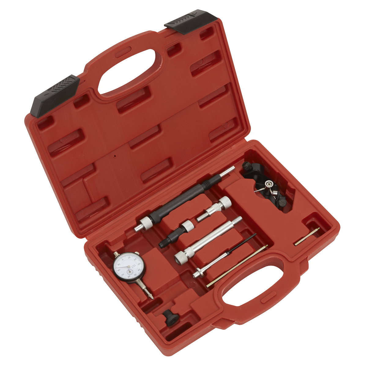 Sealey Diesel Pump Timing Kit Supplied With Dial Gauge In Storage Case VSE2242