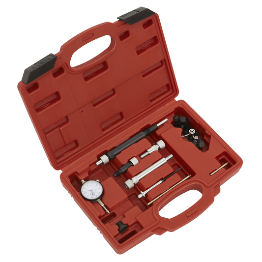 Sealey Diesel Pump Timing Kit Supplied With Dial Gauge In Storage Case VSE2242