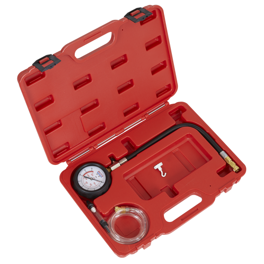 Sealey Diesel Compression Gauge Hose & TDC Base Kit With Storage Case VSE3157