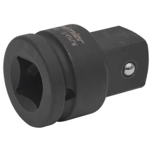 Sealey Impact Adaptor 3/4" Square Drive Female - 1" Square Drive Male AK5404