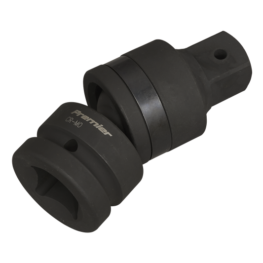 Sealey Impact Universal Joint 1" Square Drive Drop-Forged Steel Black AK5499