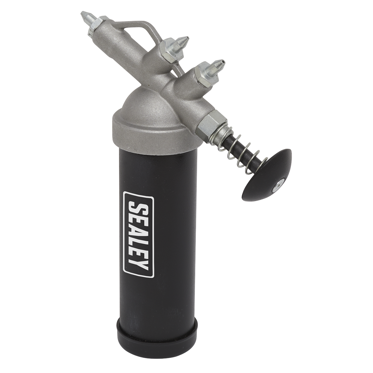 Sealey Push Type Mini Grease Gun With 3oz 88.7mL Cartridge Black/Silver AK55