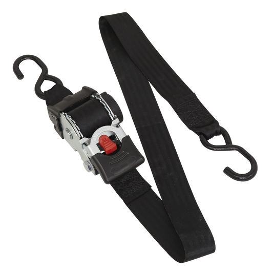 Sealey Auto Retractable Ratchet Tie Down 50mm x 3m 750kg Max Tension ATD50301