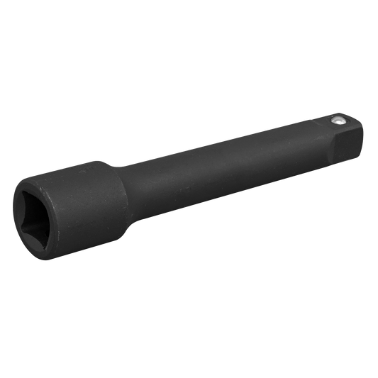 Sealey Impact Extension Bar 125mm 1/2" Square Drive Professional Black AK55012