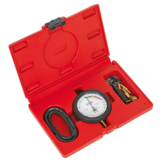 Sealey Catalytic Converter Back Pressure Test Kit With Colour-Coded Scale VSE953