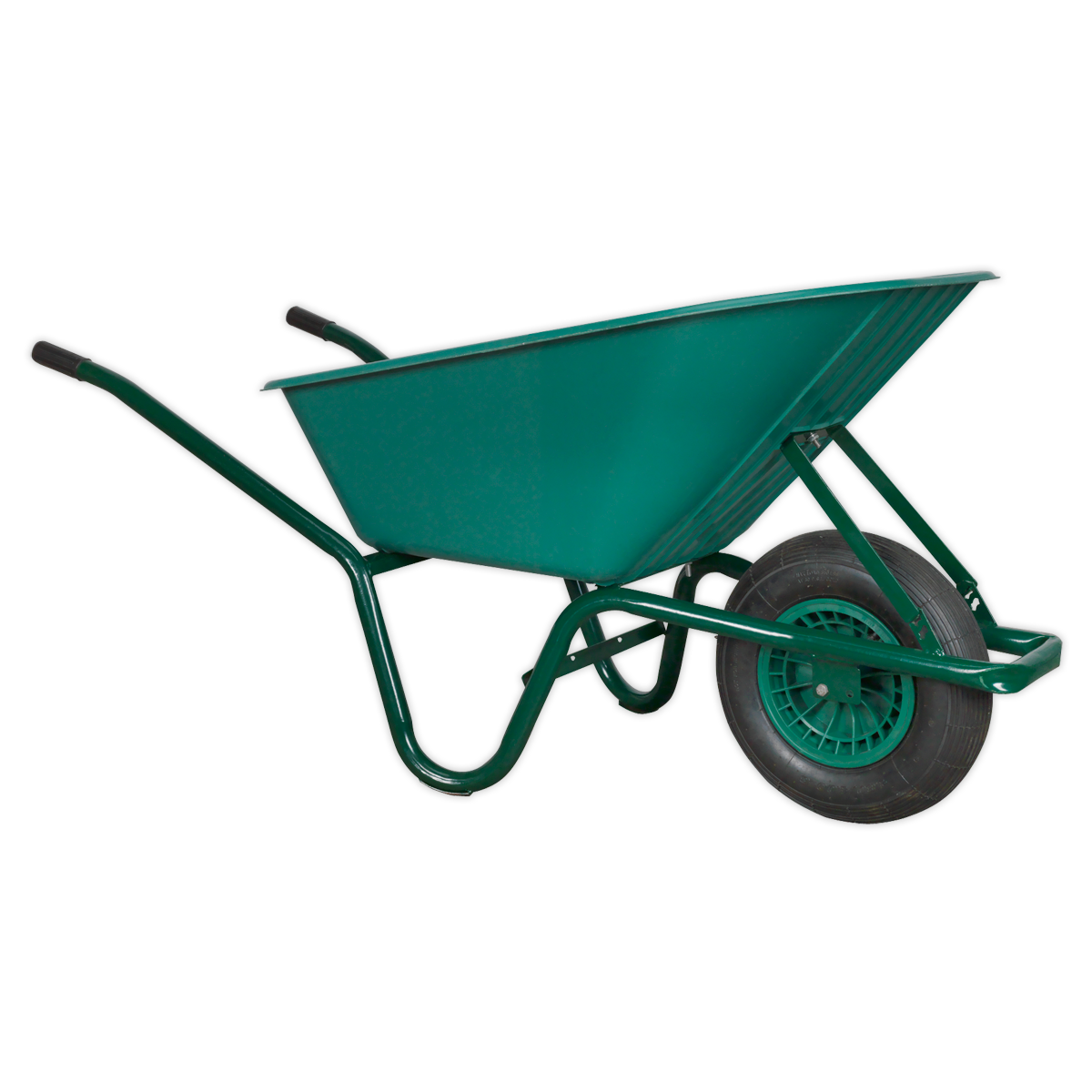 Sealey 85 Litres Wheel Barrow Heavy Duty Composite Material - Green WB85