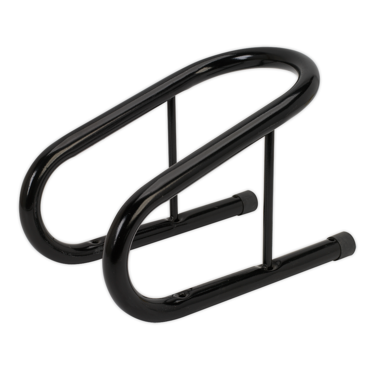 Sealey Motorcycle Wheel Chock Heavy Duty Tubular Frame 140mm Black WC07