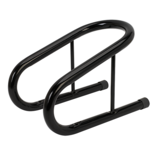 Sealey Motorcycle Wheel Chock Heavy Duty Tubular Frame 140mm Black WC07