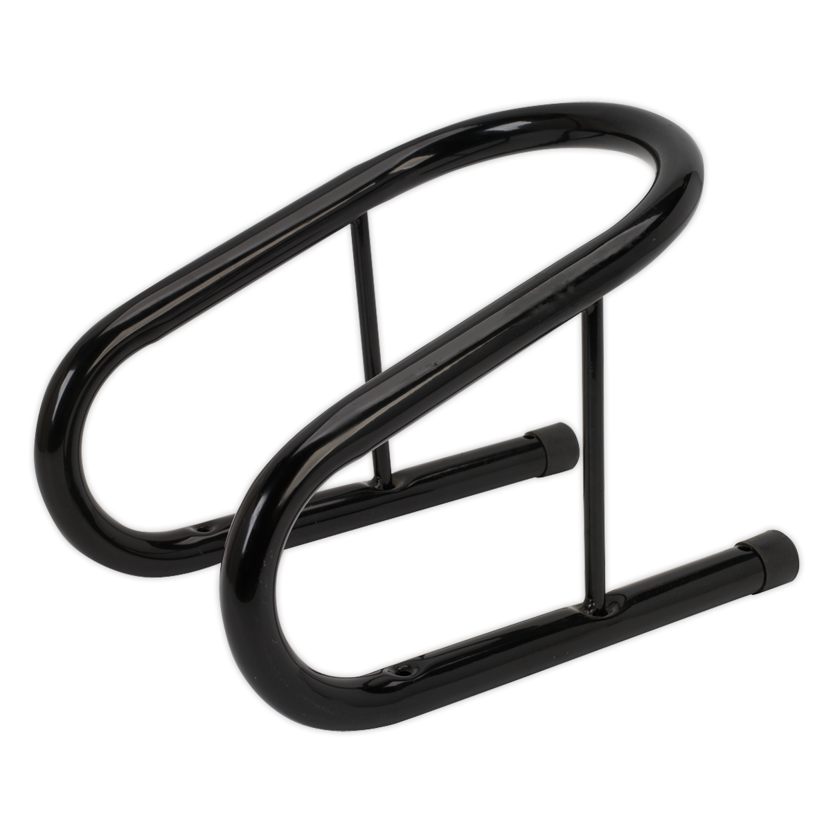 Sealey Motorcycle Wheel Chock Heavy Duty Tubular Frame 165mm Black WC08