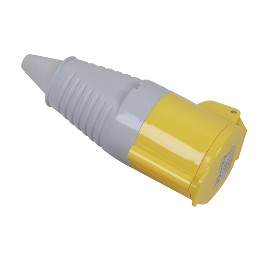 Sealey Yellow Socket Electrical For 2P+E Connectors 110V 32A IP44 Rated WC11032