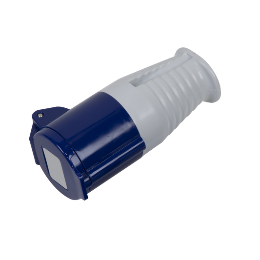 Sealey Blue Socket With 2P+E Connectors 230V 16A IP44 Rated Blue/Grey WC24016