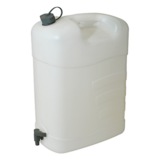 Sealey 35L Polyethylene Fluid Container With Attached Screw Cap & Tap WC35T