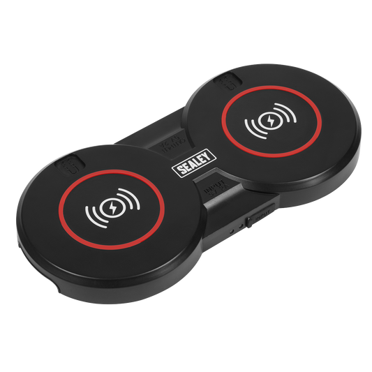 Sealey Wireless Charging Base Double With Two Strong Magnets 5V-2A WCB4