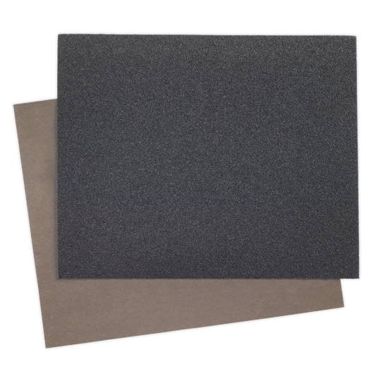 Sealey Waterproof Wet & Dry Paper 230 x 280mm 600 Grit Pack of 25 Pcs WD2328600