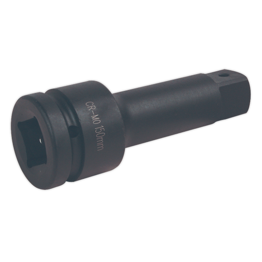 Sealey Impact Extension Bar 150mm 1" Square Drive Drop-Forged Steel AK5510