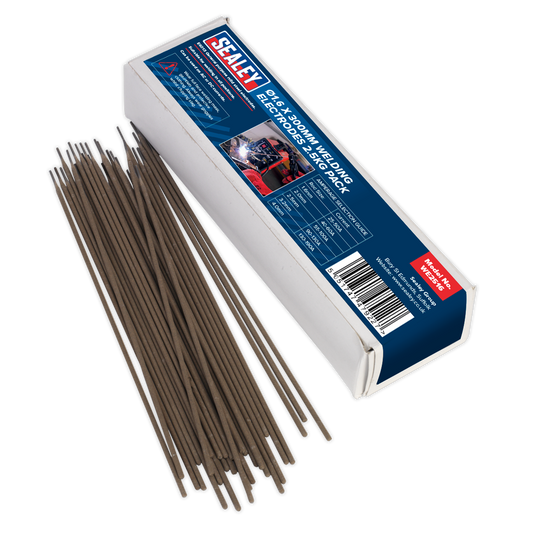 Sealey Welding Electrodes Rods 1.6 x 250mm 2.5kg Pack For General Purpose WE2516