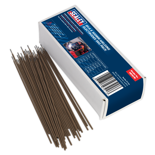 Sealey Welding Electrodes Rods 1.6 x 250mm 5.0kg Pack For General Purpose WE5016