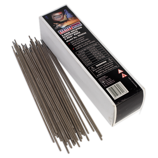 Sealey Welding Electrodes 2.0 x 300mm 5.0kg Pack BS EN 757 Standard WE5020