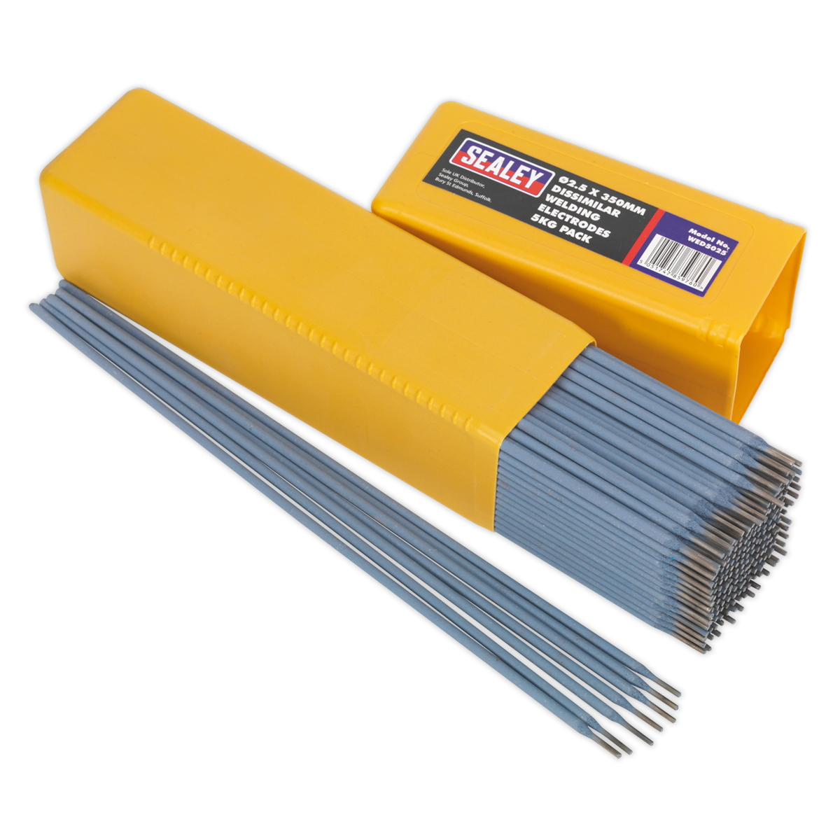 Sealey Welding Electrodes Rods Dissimilar Sheets Ø2.5 x 350mm 5kg Pack WED5025