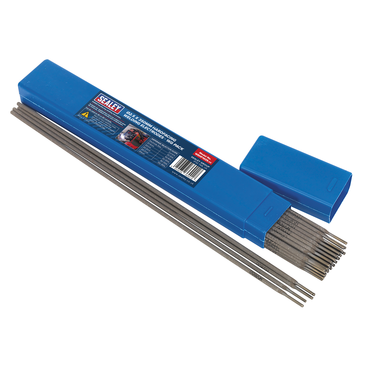 Sealey HV600 Welding Electrodes Hardfacing Ø2.5 x 300mm 1kg Pack WEHF1025