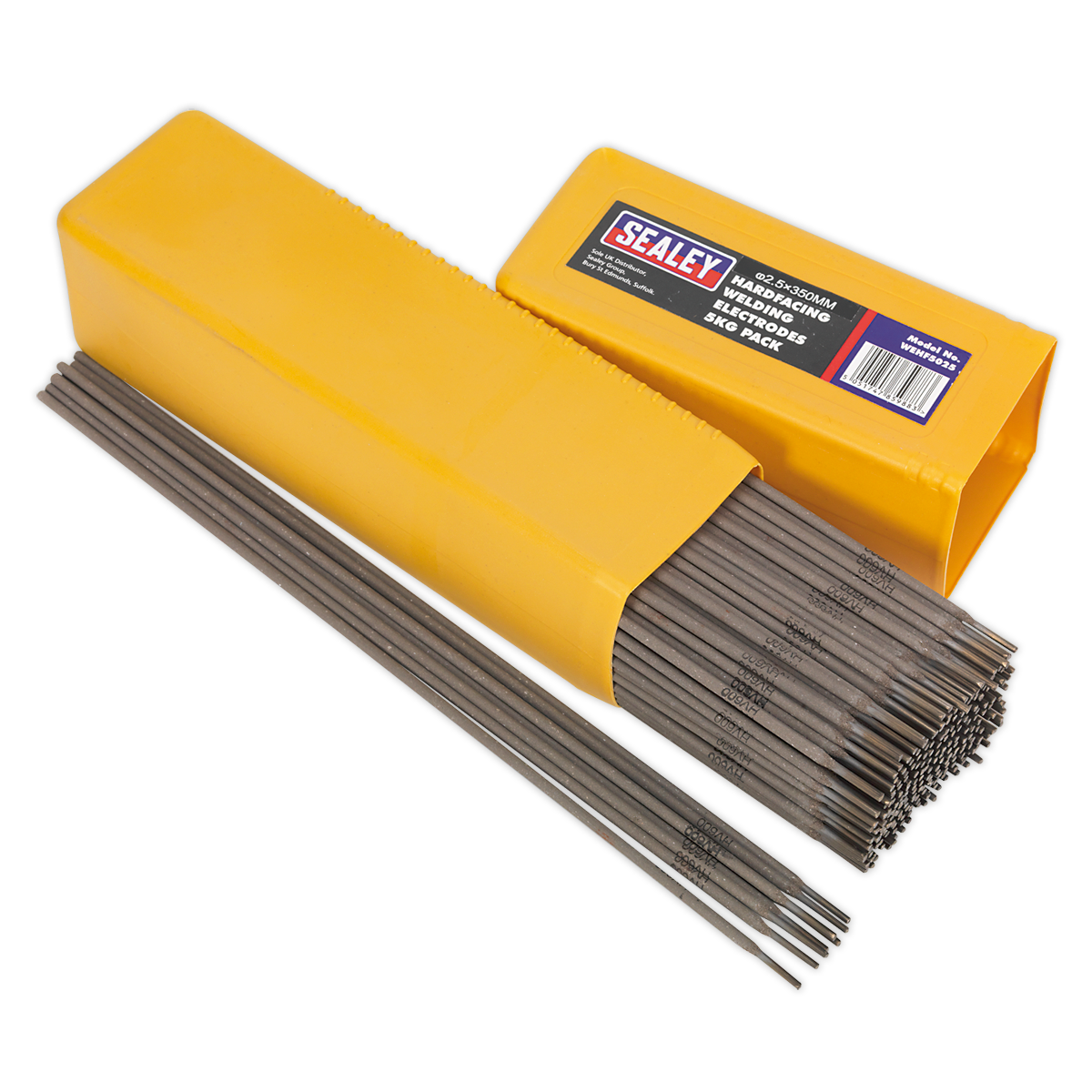 Sealey Welding Electrodes Rods Hardfacing Ø2.5 x 300mm 90A 5kg Pack WEHF5025