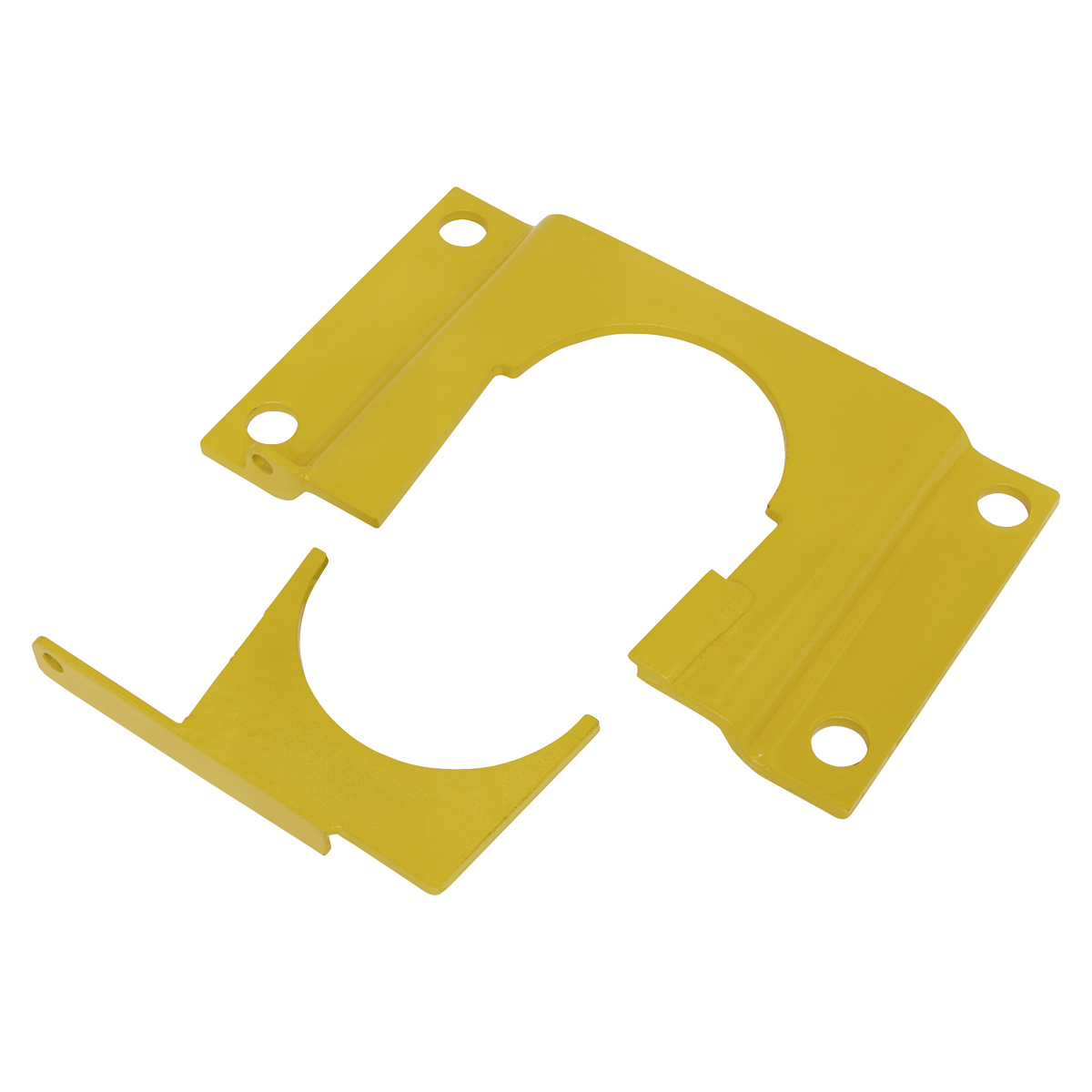 Sealey Removable Bollard Steel Base Plate Locking Ø11mm Padlock Hole RBLP