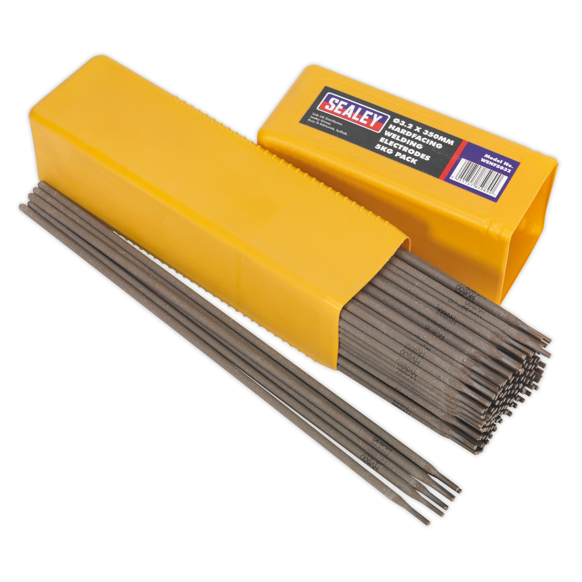 Sealey Welding Electrodes Rods Hardfacing Ø3.2 x 350mm 130A 5kg Pack WEHF5032